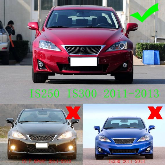 Накладка на передній бампер Lip (для Base 2011-2013, Карбон) для Lexus IS рр | Зображення 5