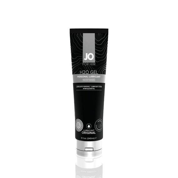 Густа змазка на водній основі JO H2O GEL — ORIGINAL (240 мл), рослинний гліцерин sexstyle