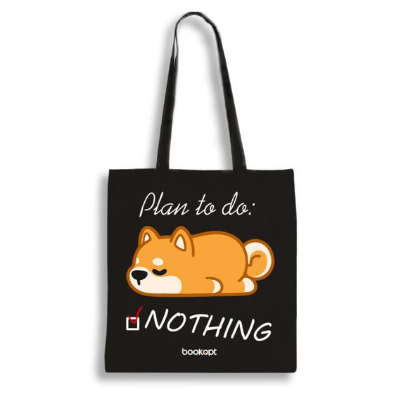 Екошопер Букопт BK4061 Plan to do: NOTHING чорний | Зображення 1