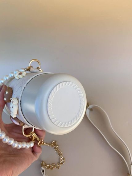 Термос непроливайка поїльник з трубочкою 480мл Бежевий Зайчик | Зображення 4