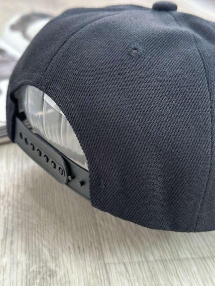 Кепка снепбек (Snapback)  з ведмедиком Тедді Чорний 56-61р (9062) | Зображення 1