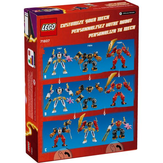 Конструктор LEGO NINJAGO Робот технічної стихії Сори 209 деталей (71807) | Зображення 4