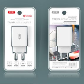 СЗУ-адаптер XO 1USB/3.0A  Quick Charge 3.0 (L36) белый