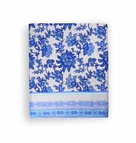 Скатертина Home Line 66684 Україна 150x220  Бавовна Блакитний