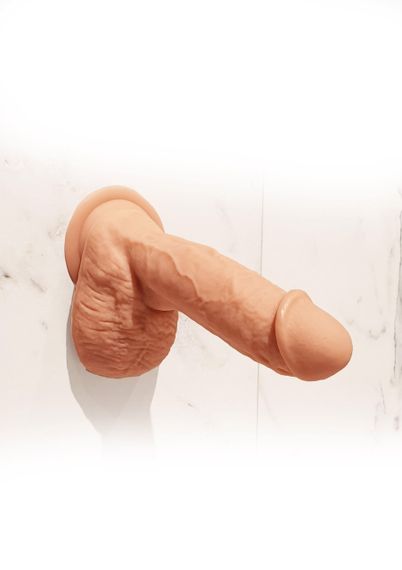 Реалістичний вібратор Toy Joy Get Real Naked з присоскою та пультом управління Sex Aura | Зображення 3