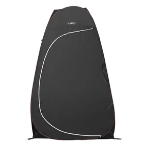 Намет душ-туалет для кемпінгу автомат 120×120×190 (см) тент для душу та туалету туристичний LU-015DB Чорний