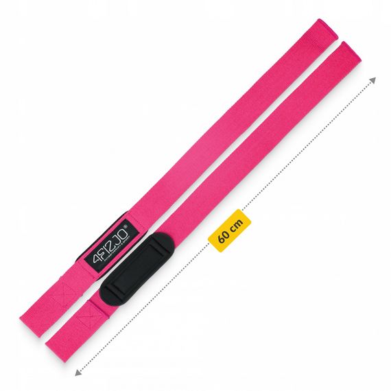 Лямки для станової тяги 4FIZJO Deadlift Straps Pink (P-5905973402293) | Зображення 3