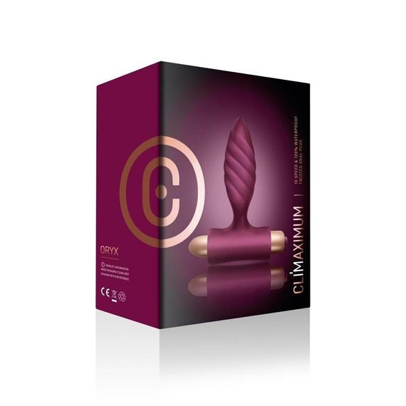 Анальна пробка Climaximum Oryx (м'ята упаковка!!!) sexstyle | Зображення 4