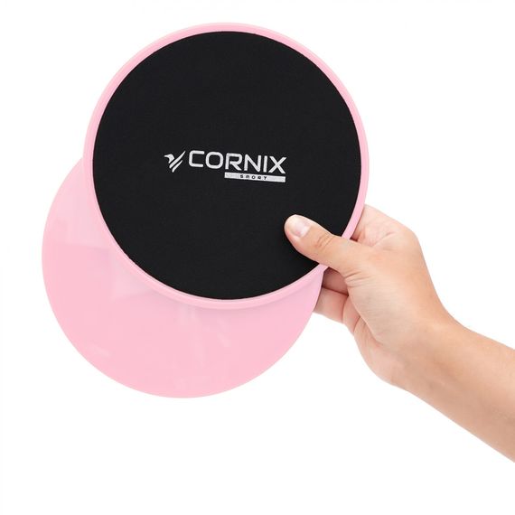 Диски-слайдери Cornix Sliding Disc для ковзання (глайдингу) 2 шт XR-0182 Pink | Зображення 1