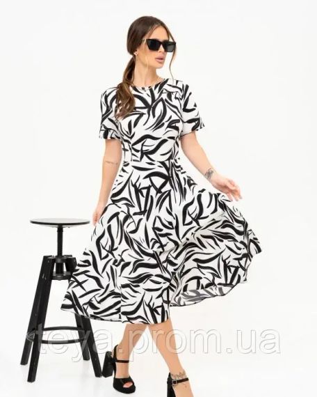 Плаття для жінок колір білий розмір M FI_007650 | Зображення 1