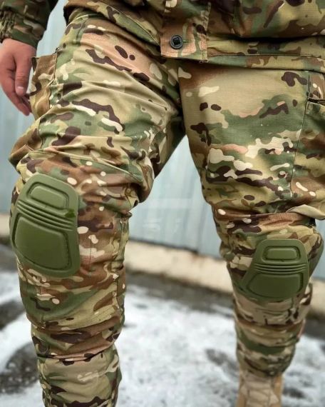 Костюм тактический Горка 5 полудемисезон Мультикам с налокотниками и наколенниками | Зображення 3