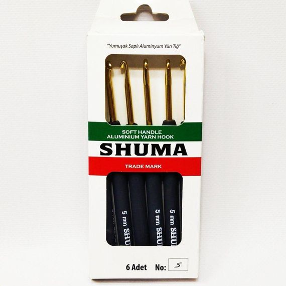 Гачок для в'язання SHUMA # 5 з м'якою ручкою | Зображення 2