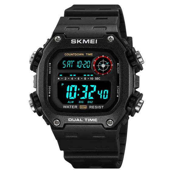 Спортивний чоловічий годинник Skmei 2126BKBK Black-Black | Зображення 1