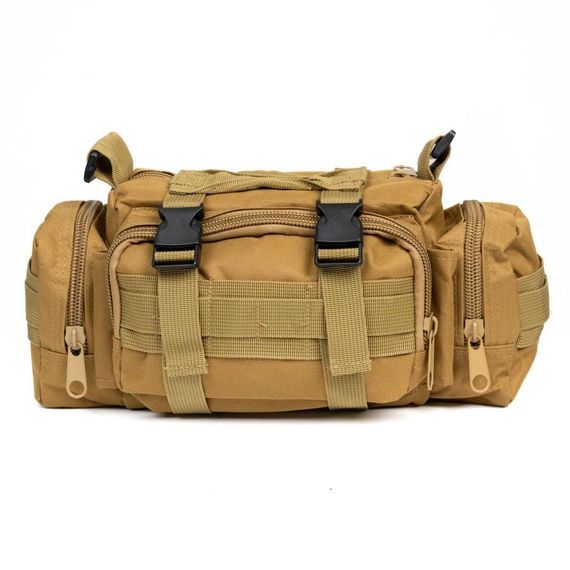 Сумка - підсумок тактична поясна Tactical військова, сумка нагрудна з ременем на плече 5 літрів кордура TF-24 | Зображення 6