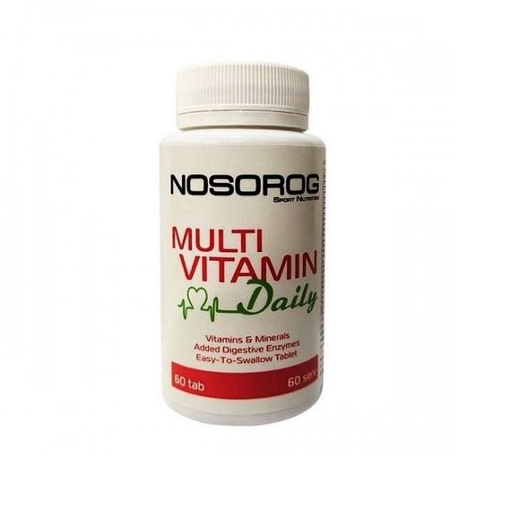 Вітамінно-мінеральний комплекс для спорту Nosorog Nutrition Multivitamin 60 Tabs