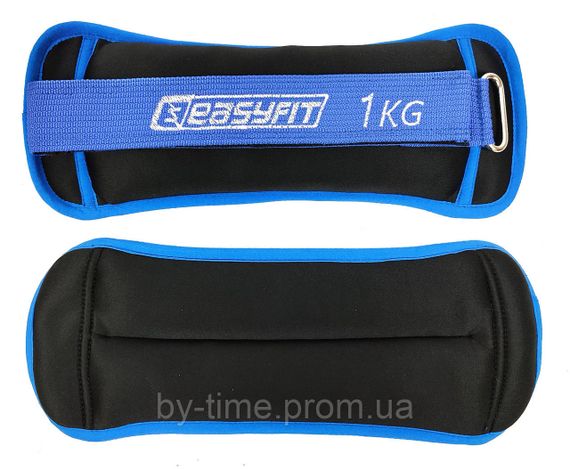 Утяжелители для ног и рук с металлом EasyFit MYAKI по 1 кг (пара) | Зображення 3