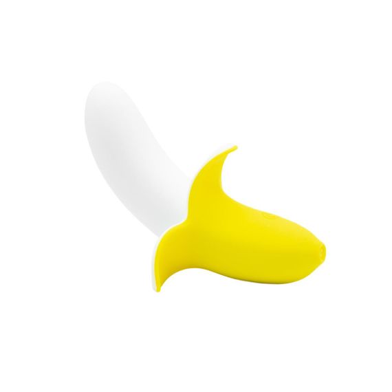 Вібратор-банан Banana Bliss Mini Silicone Vibrator, вагінально-кліторальна стимуляція, 10 режимів Sex Aura