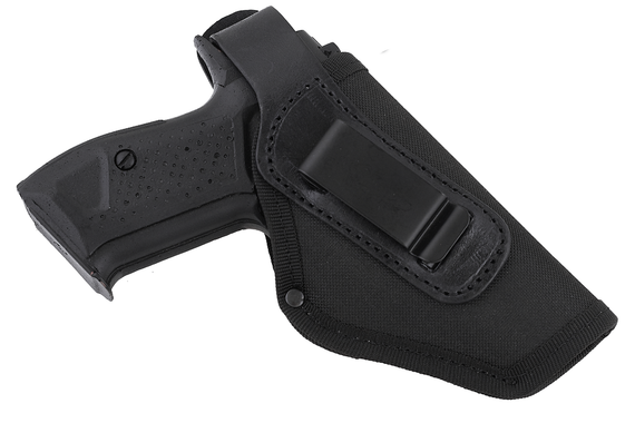 Кобура для Форт-12 поясна + прихованого внутрішньобрючного носіння (oxford 600D/шкіра, чорна) MAS