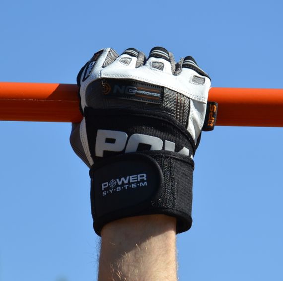 Рукавички для фітнесу Power System PS-2700 No Compromise Grey/White L | Зображення 8