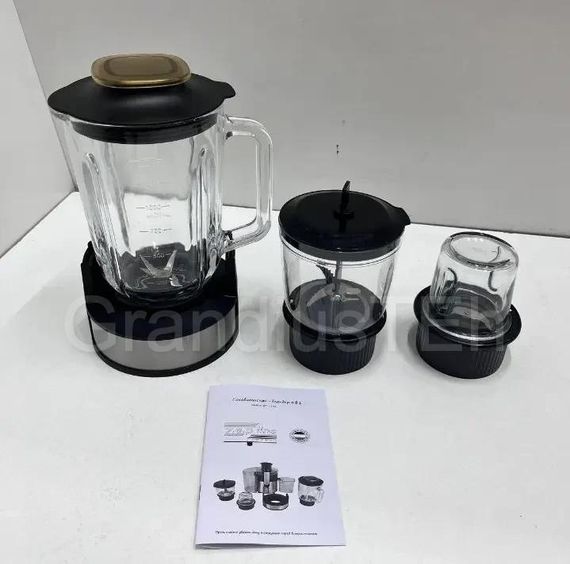 Електричний соковитискач 4в1 Zepline ZP-122 шнековий з реверсом, блендер, кофемолка, подрібнювач 3000Вт (47624-Z-122_1883) | Зображення 5