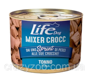 Вологий корм для собак LifeDog Mixer Crocc Tonno з тунцем 150 гр