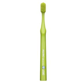 Зубна щітка Pesitro 6580 Ultra Soft зелена з салатовим (м’яка із серії Premium)