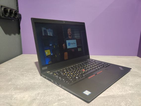 Ультрабук Lenovo ThinkPad T490s / 14" (1920x1080) IPS / Intel Core i5-8250U (4 (8) ядра по 1.6 - 3.4 GHz) / 16 GB DDR4 / 240 GB SSD / Intel UHD Graphics / WebCam б/у | Зображення 3