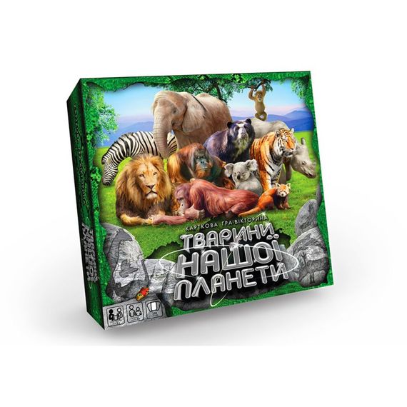 Настільна гра Danko Toys Тварини нашої планети 2 G-JNP-01U