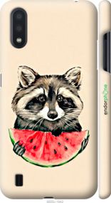 Чохол на Samsung Galaxy A01 A015F Єнотик з кавуном "4605m-1842-2448"