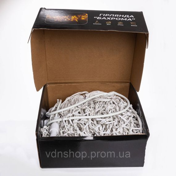 Вулична гірлянда Бахрома 36 м 600 LED білий провід Синій 36MWBL | Зображення 5