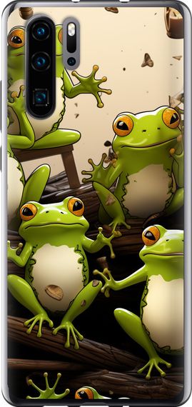 Чехол на Huawei P30 Pro Жабки "5656u-1621-17620"