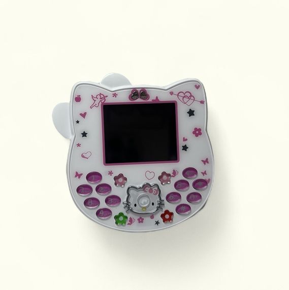 Маленький мобільний телефон AIEK Hello Kitty 2 сім-карти (White) (код: SKU-2594990277) | Зображення 3