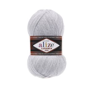 Пряжа Alize Lanagold Fine 684 напіввовна