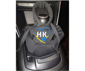 Чехол кофта Худи аксессуар на КПУ  Car Hoodie НК ровенская область черный подарок автомобилисту 10070
