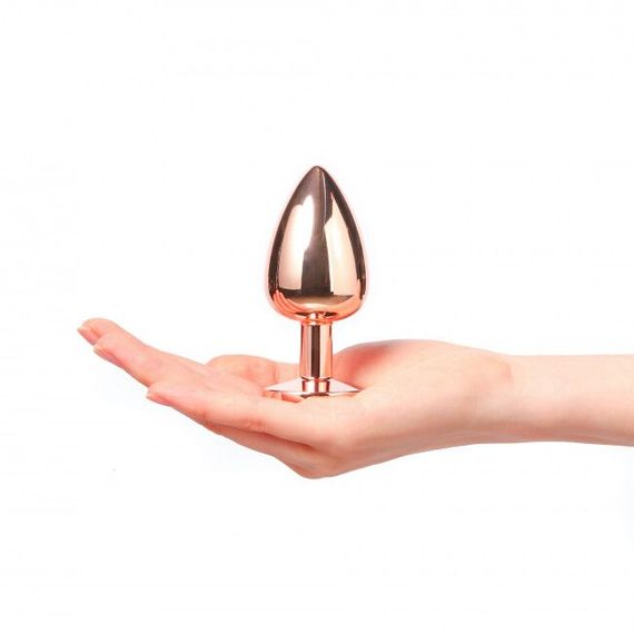 Металева анальна пробка із прикрасою у вигляді кристалу Dorcel - Diamond Plug L | Зображення 3