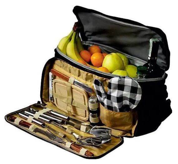 Термосумка з набором для  пікніка 11 предметів Скаут
