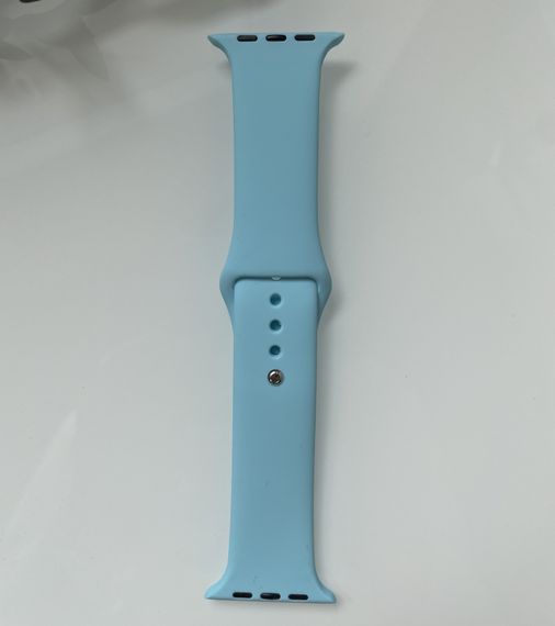 Силіконовий ремінець для розумного годинника Smart Watch 42/44 (Блакитний) | Зображення 5