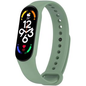 Силиконовый ремешок для Xiaomi Mi Band 7/6/5/4/3 Зеленый / Olive