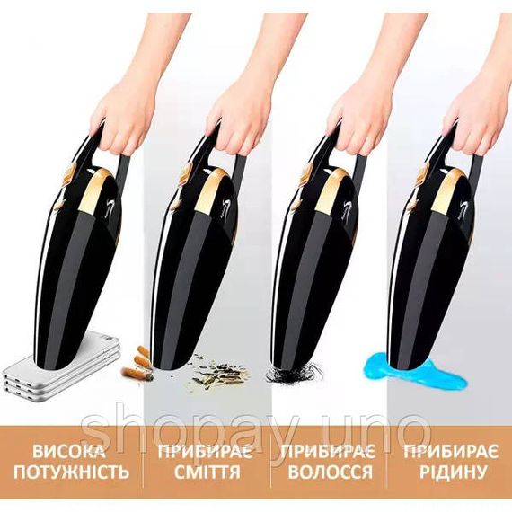 Портативний акумуляторний пилосос для дому та авто | Зображення 4