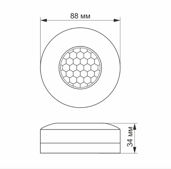 Датчик руху та освітленості 1200 W 220 V інфрачервоний VL-SPC12W Videx | Зображення 2