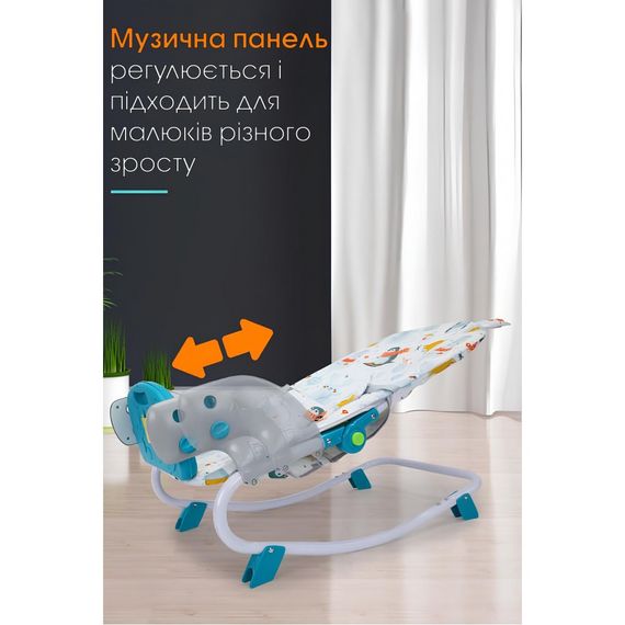 Дитячий стілець шезлонг-гойдалка для годування дитини Spoko (Споко) WKX-818 (42400403) | Зображення 4