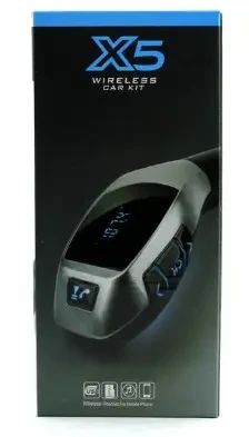 Автомобильный FM модулятор X5 Car Kit с Bluetooth | Зображення 1