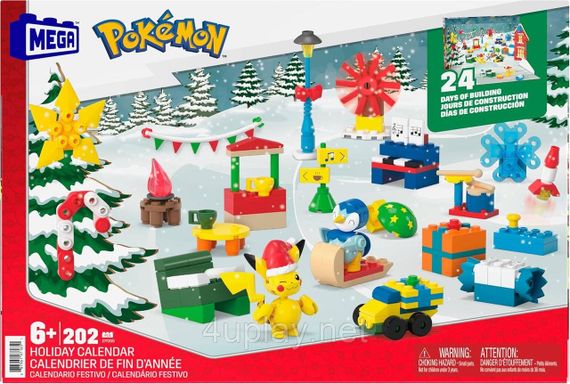 Адвент-календар Mega Construx Зимові пригоди Покемонів (GYG99) | Зображення 2