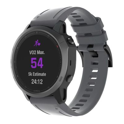 Ремінець для смарт-годинника Armorstandart Silicone 20mm для Garmin Fenix 5s/6s Grey (ARM60812)