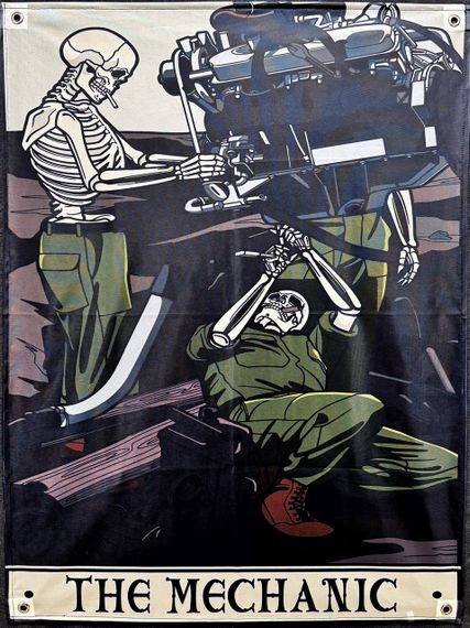 Баннер механик "The Mechanic" 900х600 мм
