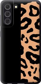 Чехол на Samsung Galaxy S21 FE Пятна леопарда "4269u-2302-17620"
