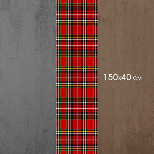Доріжка на стіл Шотландська клітка 150x40 см (DR__23NG004) | Зображення 2