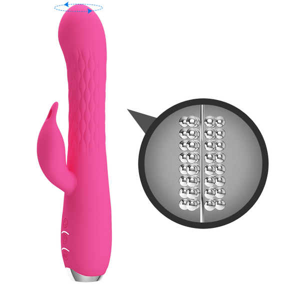 Вібратор із стимулятором клітора та ротацією "Molly" BI-014692-1 Sex Aura | Зображення 6