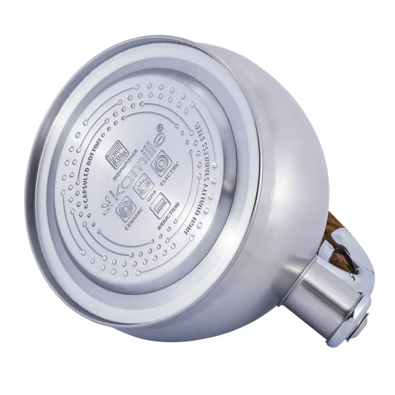 Чайник 2л зі свистком 0694N KAMILLE | Зображення 4