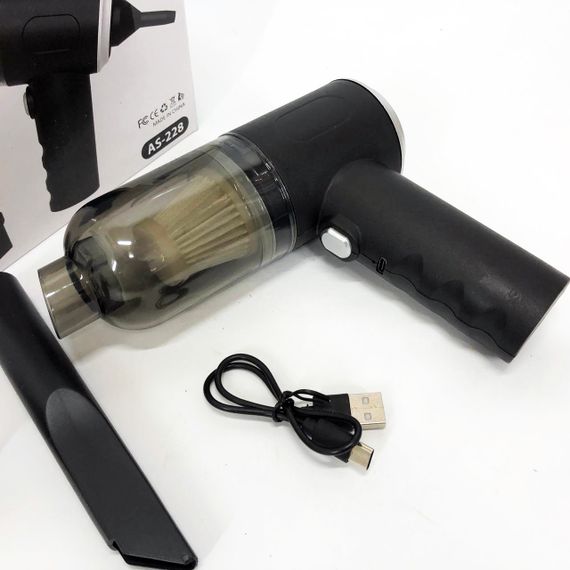 мийка автопилосос ручний AS-228, Пилосос для дивана авто, Якісний Компактний автомобільний пилосос AU-46 | Зображення 6